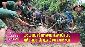 Lực lượng vũ trang Nghệ An dồn lực khắc phục hậu quả lũ lụt tại Kỳ Sơn
