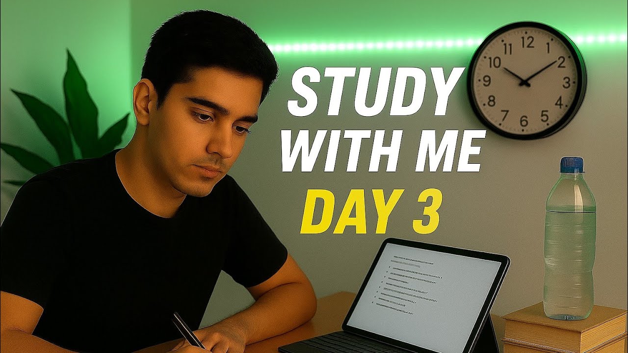 Study With Me Day 3 | Evening Study | Let's Study Together #studywithme ...