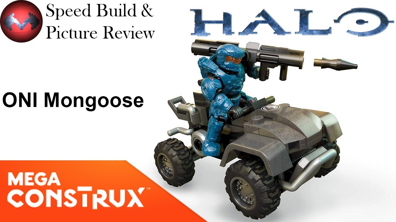 Halo - ONI Mongoose - FIRST - Mega Construx Speed Build and Picture Review - YouTube