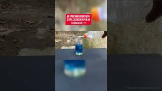 Reaksi Jika Mer0k0k Di atas bensin, apakah terbakar #eksperimen #shorts