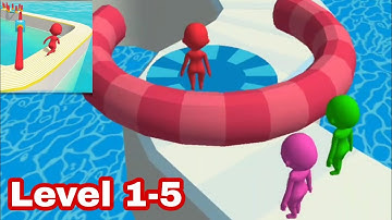 FUN RACE 3D - LEVEL 1-5 - Complete Gameplay