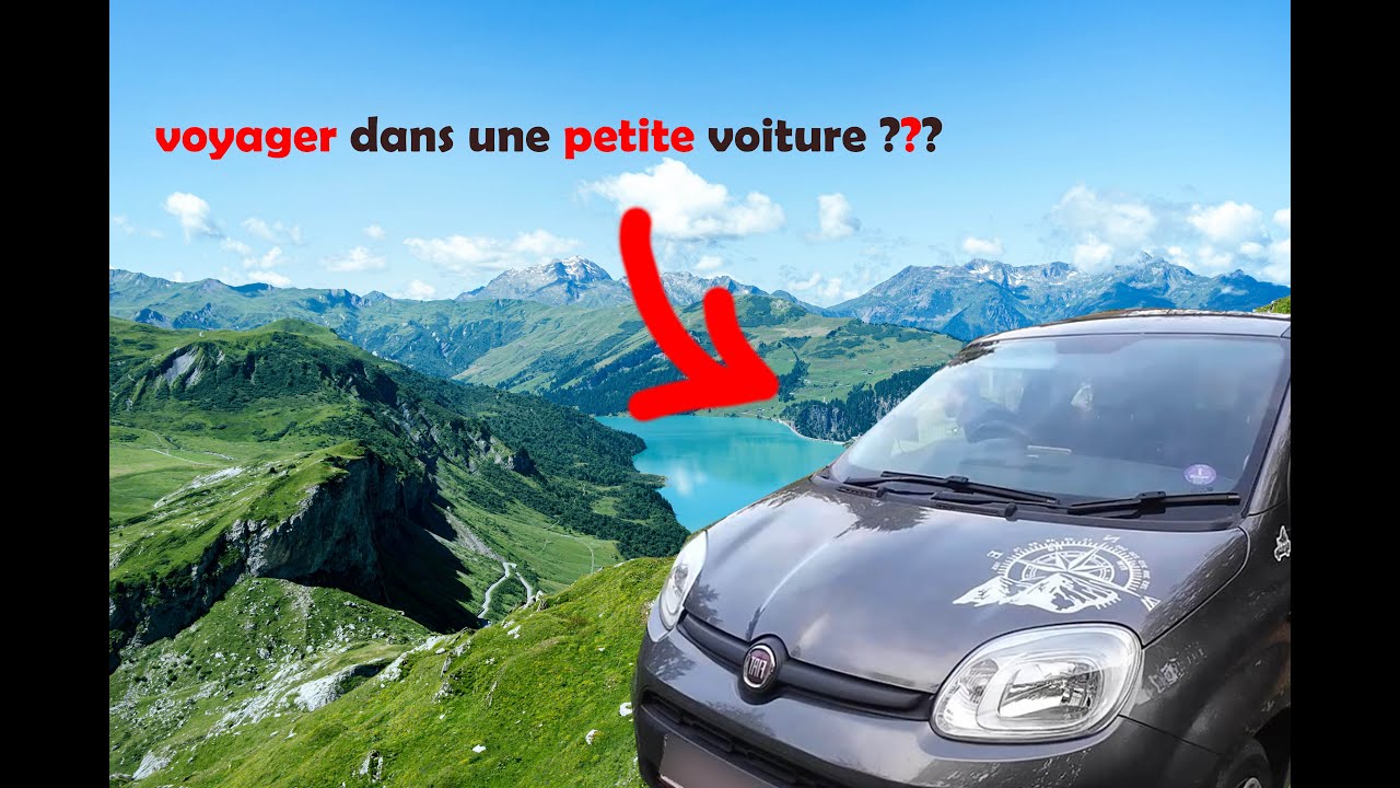 Van tour d'une fiat panda aménagée