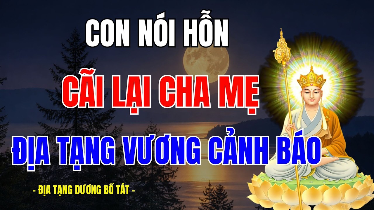 Phật Dạy: Con Nói Hỗn, Chửi Lại Cha Mẹ Là Dấu Hiệu Gì? Địa Tạng Vương Cảnh Báo!
