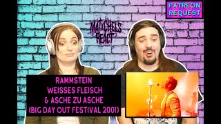 Rammstein - Weisses Fleisch & Asche zu Asche (Big Day Out Festival 2001) React/Review