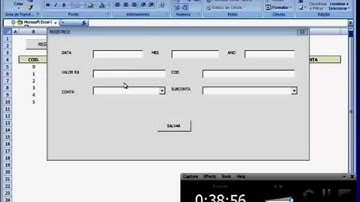 Salvar dados de formulário VBA para planilha Excel - Aula 01