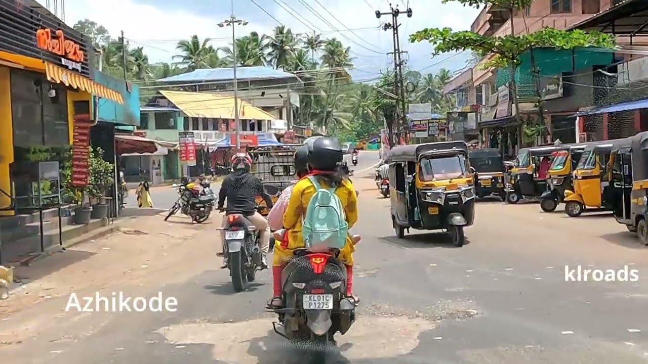 Drive from Aruvikkara to Pothencode via Azhikode, Venkode, Vattappara, Kuttiyani, Ayirooppara