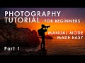 How To Shoot In MANUAL MODE - Aperture, Shutter Speed & ISO | Photography Tutorial Part 1