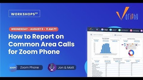 How to Report on Common Area Calls for Zoom Phone