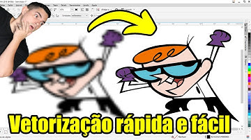 Como vetorizar imagem rápido e fácil no CorelDRAW