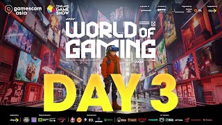 [LIVE] gamescom asia x Thailand Game Show : World of Gaming (DAY 3)
