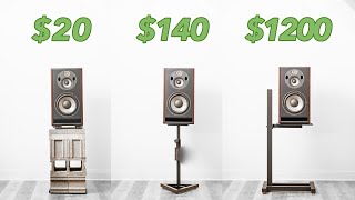 The shocking SOUND DIFFERENCE Between Speaker Stands