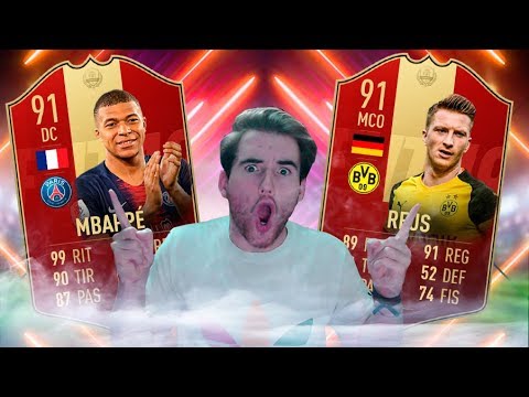 ABRIMOS MUCHAS CUENTAS de RECOMPENSAS de FUT CHAMPIONS | MBAPPÉ & REUS 91