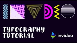 Everyday Experiments With InVideo- Epic Typography Video | InVideo Templates Tutorial