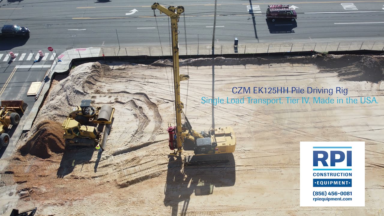 CZM EK125HH Pile Driving Rig | Ship Bottom, NJ