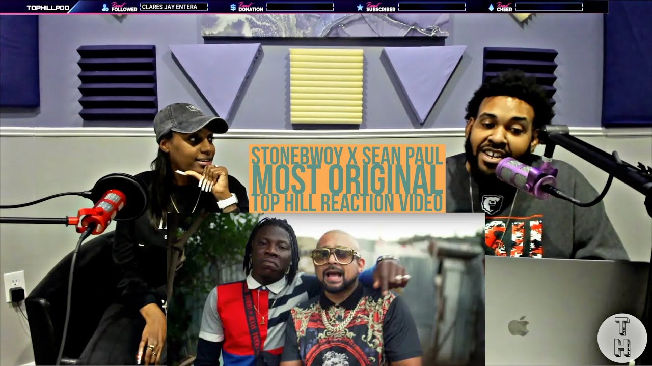 РЕАКЦИЯ НА STONEBWOY - САМАЯ ОРИГИНАЛЬНАЯ (ОФИЦИАЛЬНОЕ ВИДЕО РЕАКЦИИ TOP HILL) ПРИ УЧАСТИИ ШОНА ПОЛА