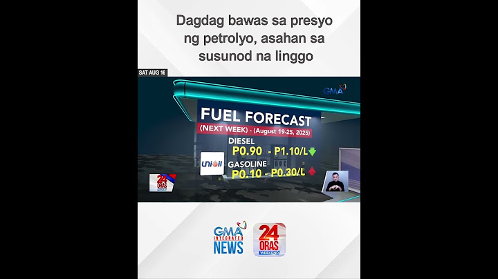 Dagdag bawas sa presyo ng petrolyo, asahan sa susunod na linggo | 24 Oras Weekend