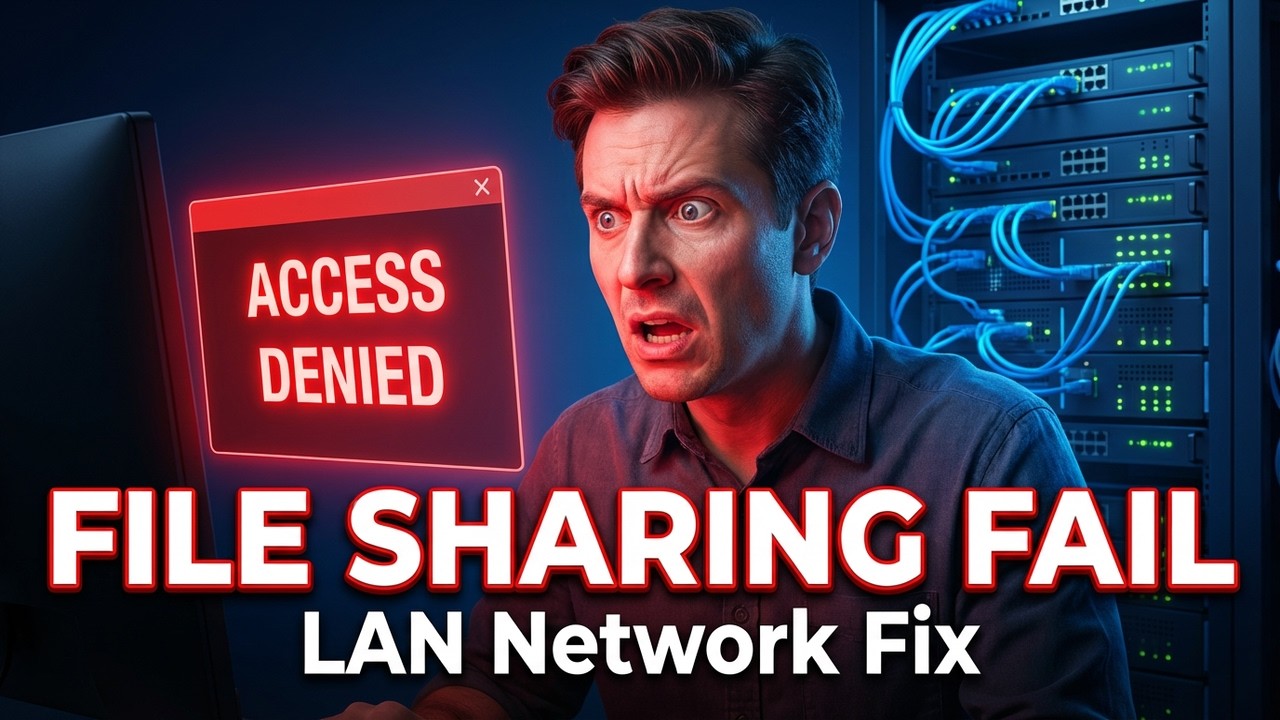 This is why your LAN file sharing is slow , how to share files folders ...