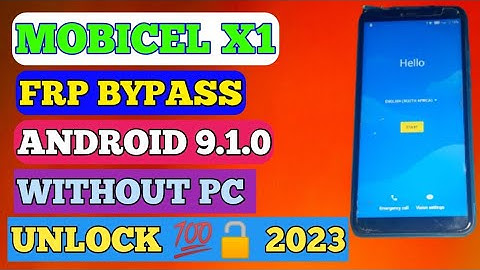 All Mobicel FRP Bypass Android 8.0/9.0/ 10 2023|| Google Account Bypass Without PC 2023 Remove frp