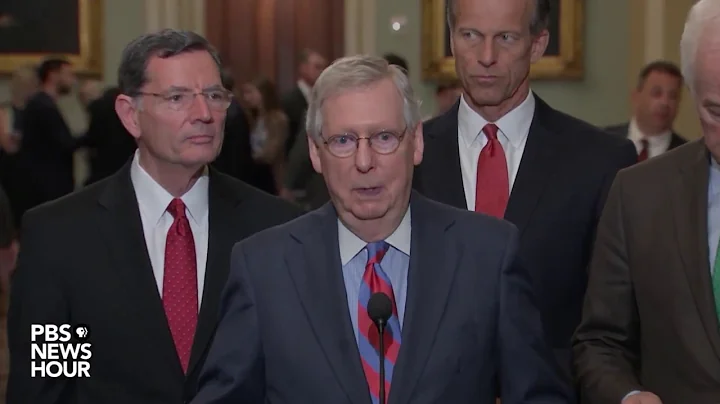 WATCH: Senate Republican leaders speak to reporters following party policy luncheon