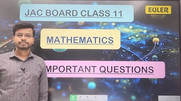 Class 11 Maths Objective Questions 2023 | Maths jac board model paper solution