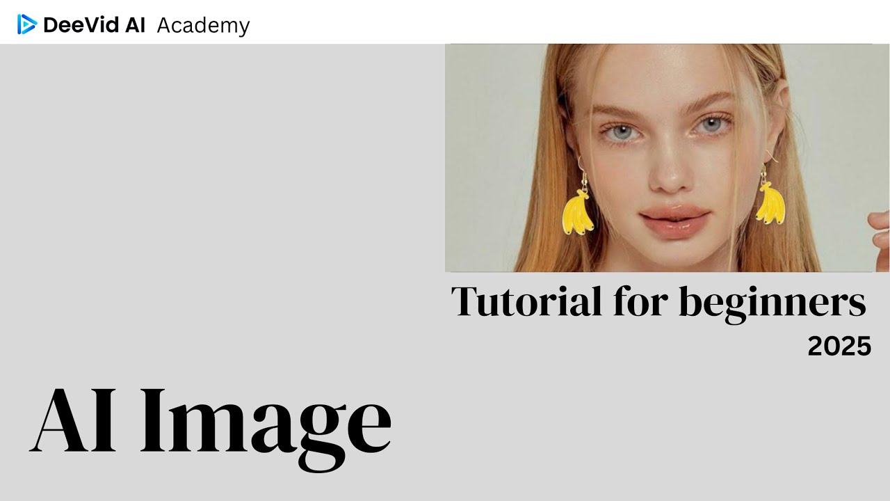 Deevid AI Image Generator and Editor Tutorial 2025 version for beginners | Deevid AI Academy
