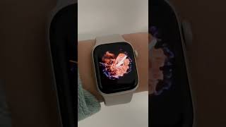 Apple Watch S8 Fire explosion face #short #shorts  #youtubeshorts