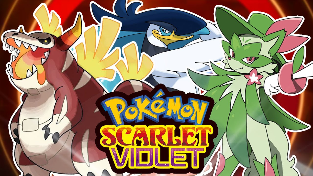 Pokemon Scarlet and Violet: All of the starter evolution levels