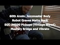 Robot Graves Aluminum Neck Jazzmaster Demo EGC JM500 Pickups through Strymon Iridium