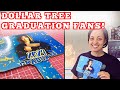 DOLLAR TREE GRADUATION FAN: How to Make a Graduation Fan With Sticker Paper! | For Beginners