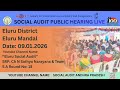 Eluru District Eluru Mandal Social Audit Public Hearing #ssaat