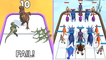 Merge Master - Dinosaur Fusion - Max Level In Merge Master Game! - Android,iOS Gameplay Walkthrough