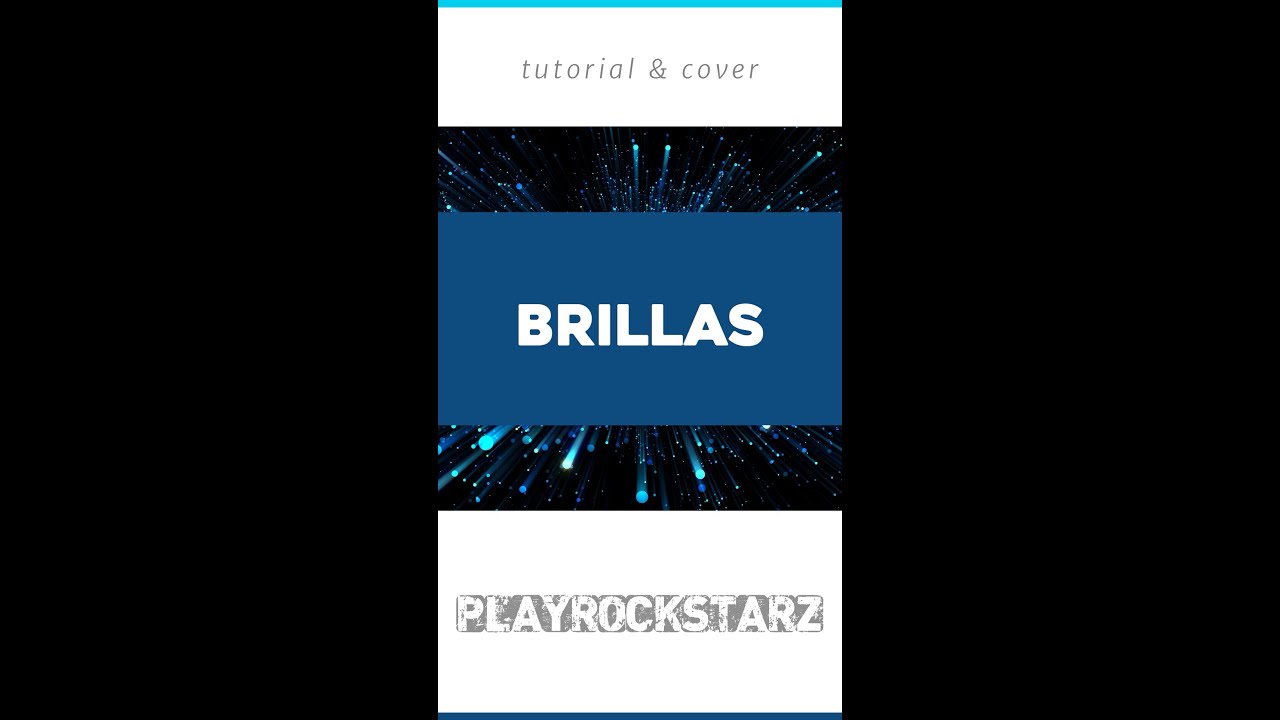como tocar BRILLAS en guitarra LEÓN LARREGUI ⭐️ TUTORIAL / ACORDES