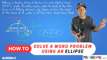 How to Solve a Word Problem Using an Ellipse