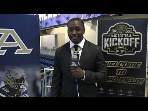 2026 Akron Zips Football MAC Media Day - Interview with Running Back Jordan Gant