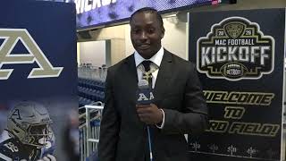 2026 Akron Zips Football MAC Media Day - Interview with Running Back Jordan Gant