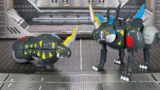 Digivolving Raidramon / Digi-Egg of Friendship Toy Review - Digimon Adventure 02 - Bandai 2000