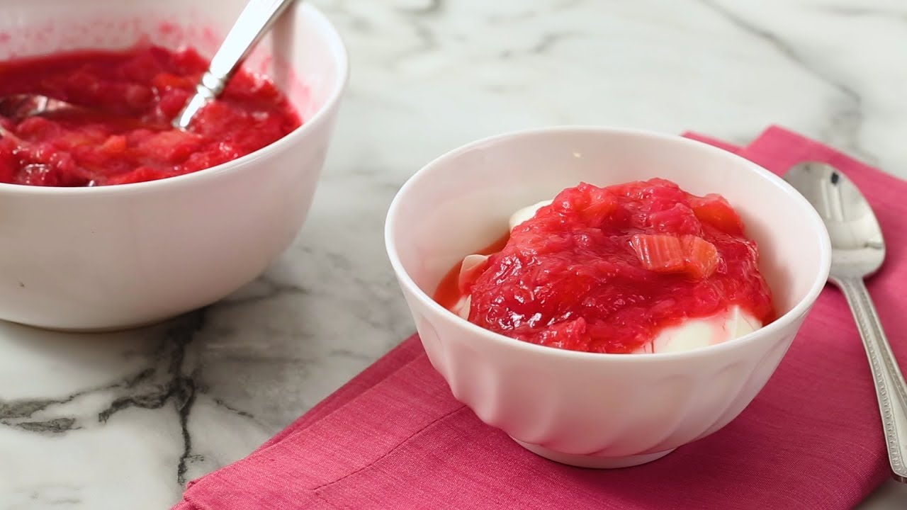 Rhubarb Compote Martha Stewart YouTube