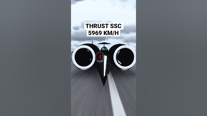 THRUST SSC 0-5965 KM/H #hypercars #supercar #thrustssc #assettocorsa #dragrace #bugatti #ferrari