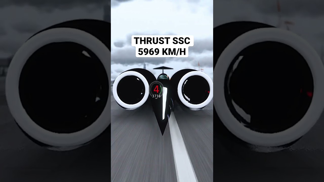 ボンネビル最高速スラストTHRUST SSC 763.035 MPH （動画