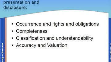 T5 Using the financial report assertions