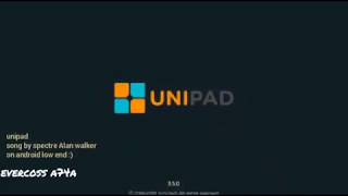 tutorial song alan walker spectre with app unipad android