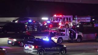 Shoplifting call leads to chase, two suspects killed running across highway