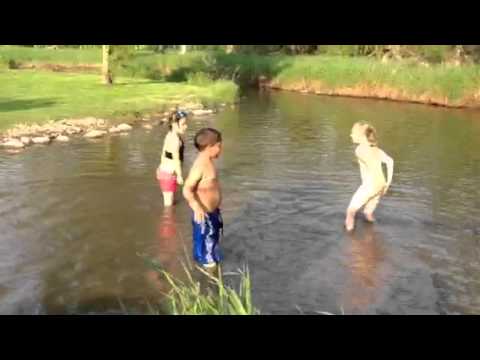 creek swimming