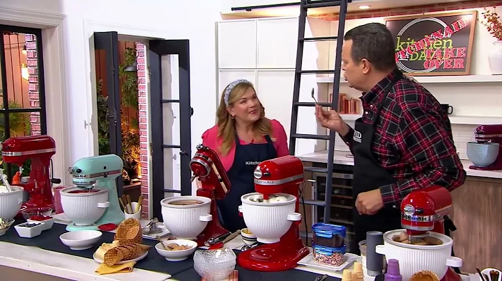 KitchenAid Ice Cream Maker Attachment w/ Ice Cream Scoop on QVC