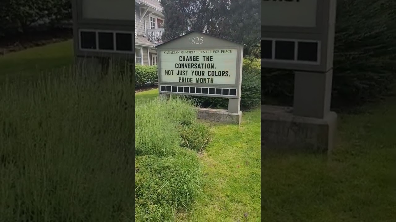 Pride Month Church Sign 