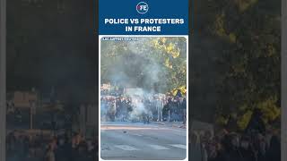 Police Clash With Protesters in France as Student Unrest Spreads Nationwide | #shorts