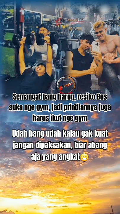resiko bos suka nge gym, printilan juga harus nge gym #aisarkhaled #aisar