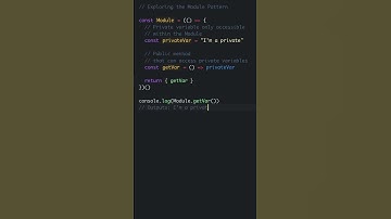 JavaScript Example - Module Pattern