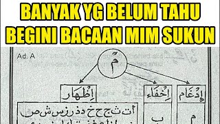 MIM SUKUN. HUKUM MIM SUKUN. idghom, idhar, ikhfa. Belajar Mudah Tajwid Al Quran