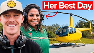 We Surprised a 7-Eleven Worker With a Helicopter Ride!